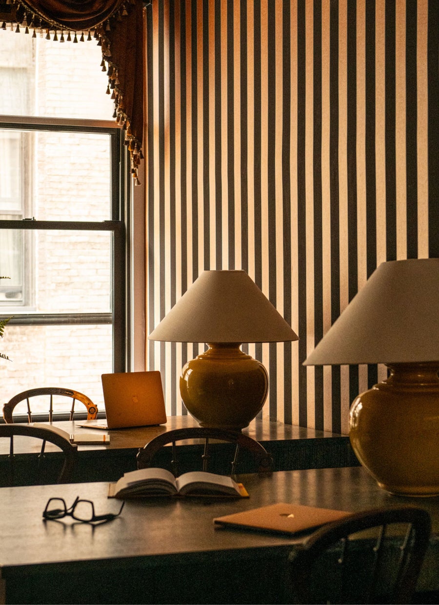 Hudson Valley Lighting French Ridge Table Lamp — L3324-AGB/CDJ