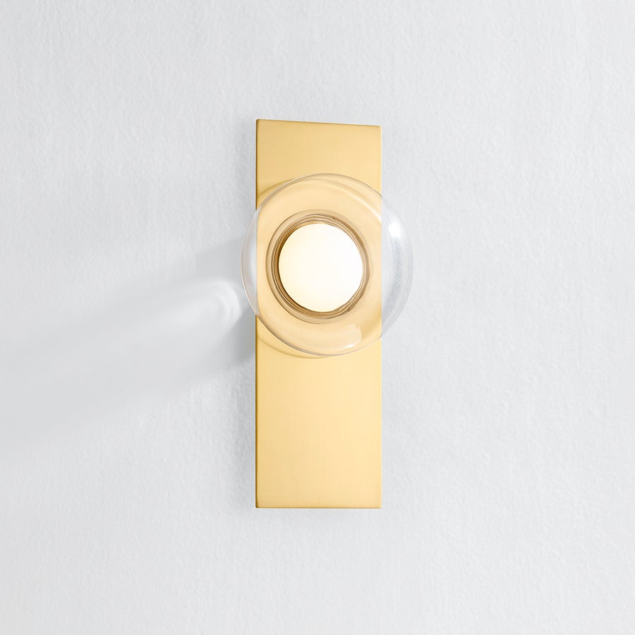Hudson Valley Lighting POUND RIDGE WALL SCONCE — Aged Brass