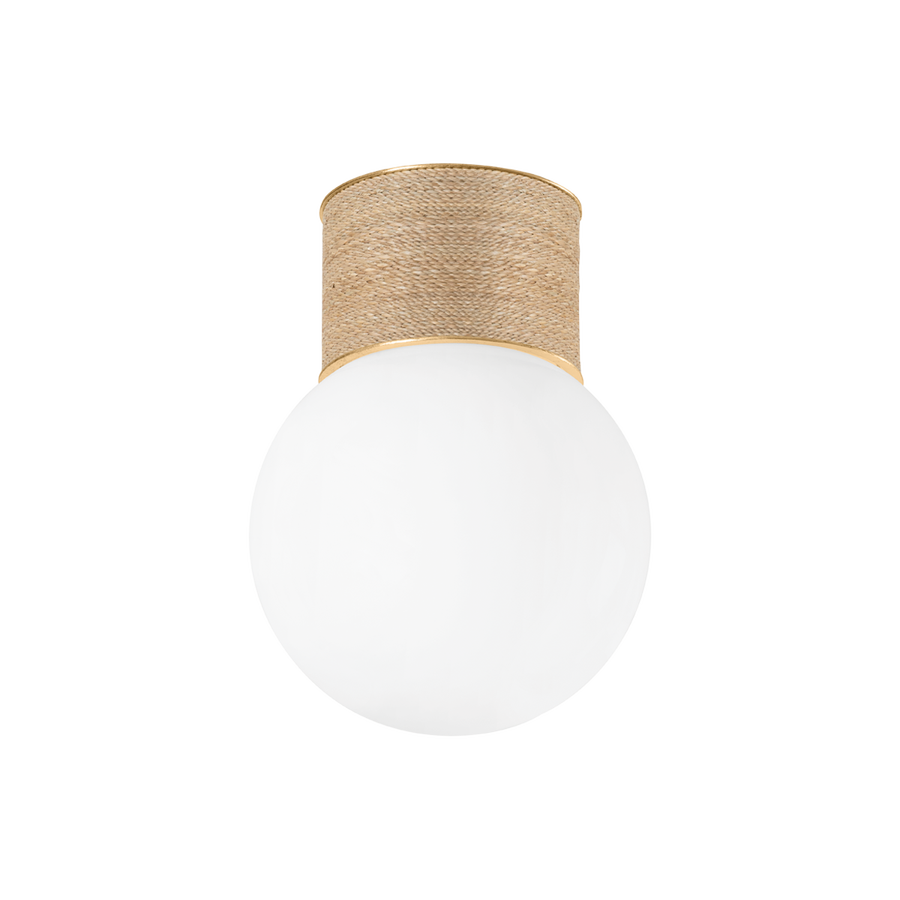 Hudson Valley Lighting ARDSLEY Flush Mount — Vintage Gold Leaf