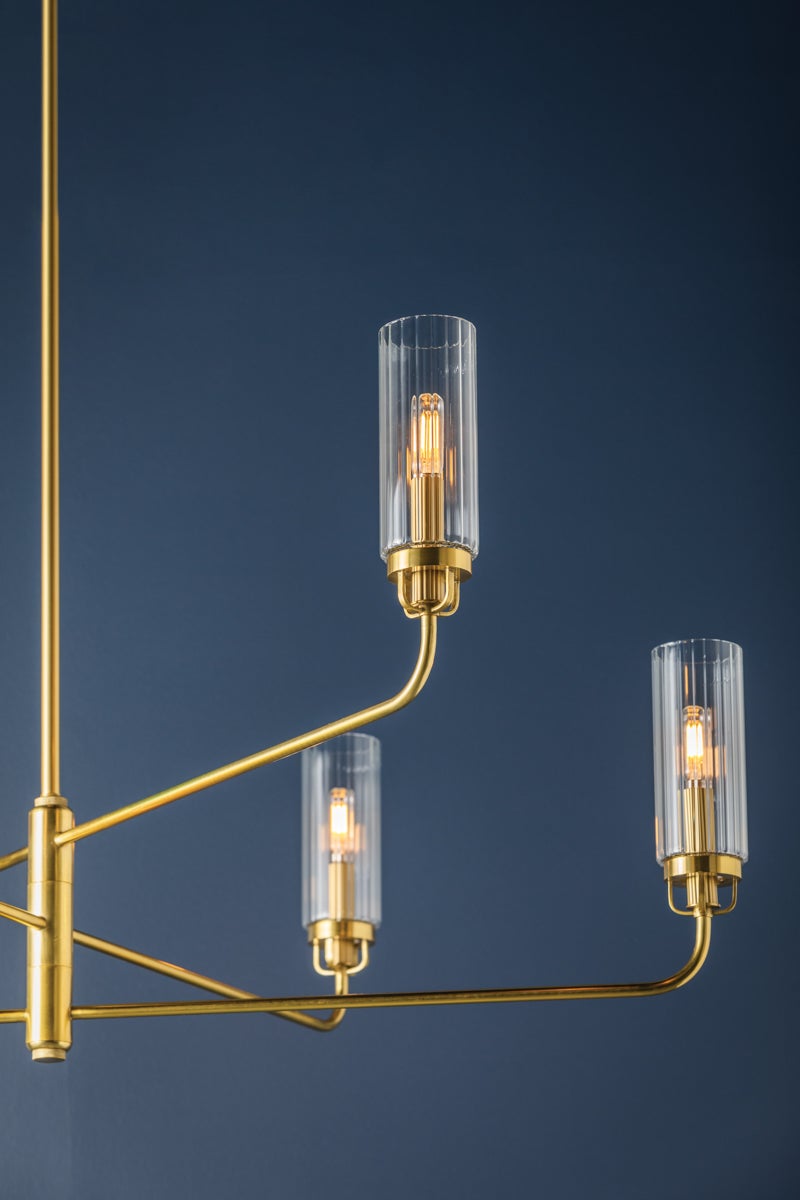Hudson Valley Lighting HALIFAX Chandelier — Aged Brass