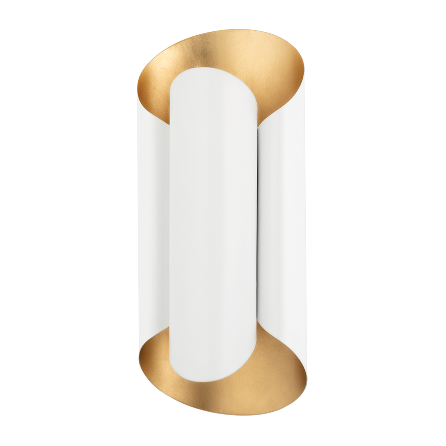 Hudson Valley Lighting Banks Wall Sconce — 8500-GL/WH