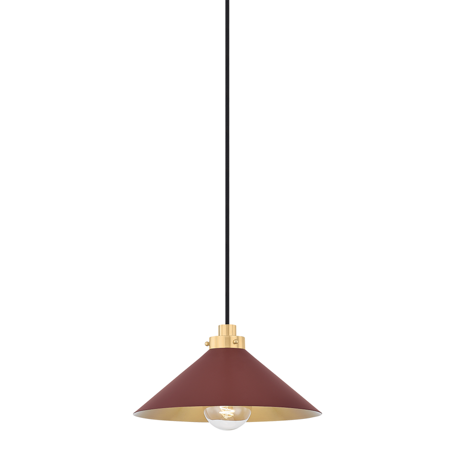 Hudson Valley Lighting Clivedon Pendant — MDS1401-AGB/CRN