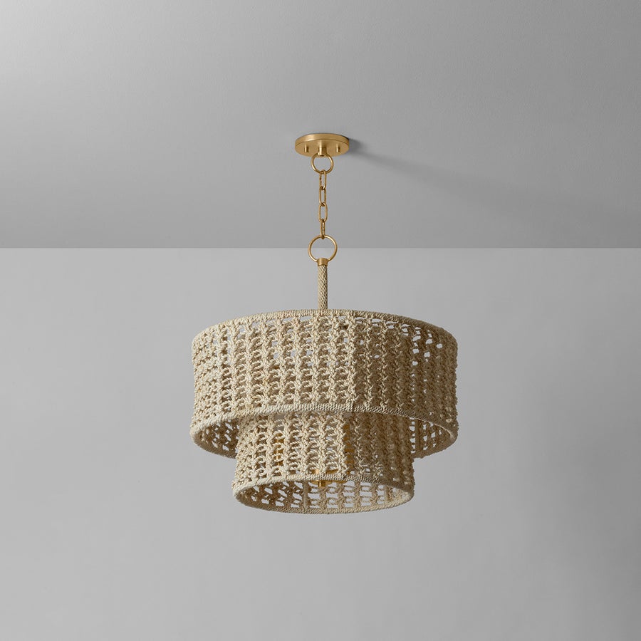 Hudson Valley Lighting YORKHILL PENDANT — Vintage Gold Leaf