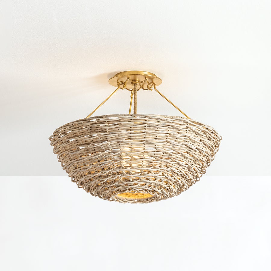Troy Lighting CAMPO Semi Flush — C3318-VGL
