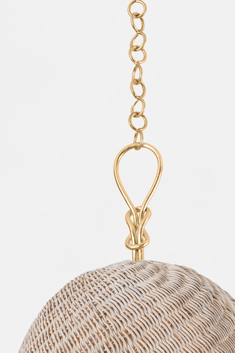 Hudson Valley Lighting REINA Pendant — Gold Leaf