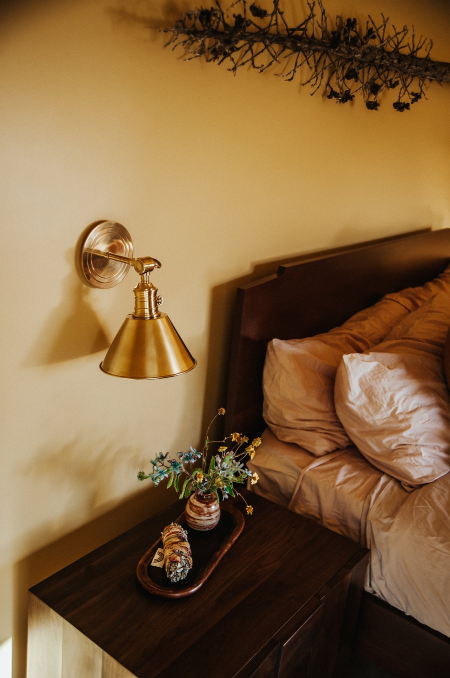 Hudson Valley Lighting Garden City Wall Sconce — Aged Brass