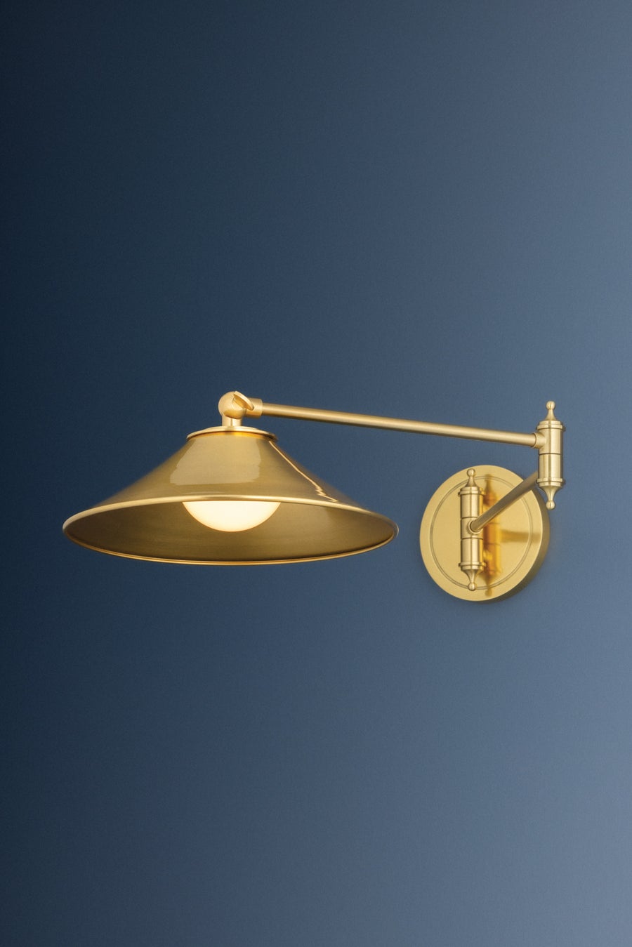 Hudson Valley Lighting Lithgow Wall Sconce — Aged Brass
