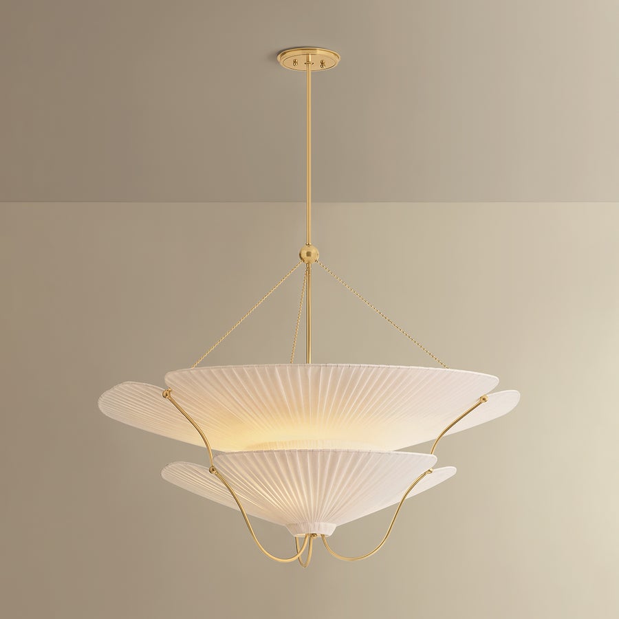 Hudson Valley Lighting Gerhard Chandelier — Aged Brass