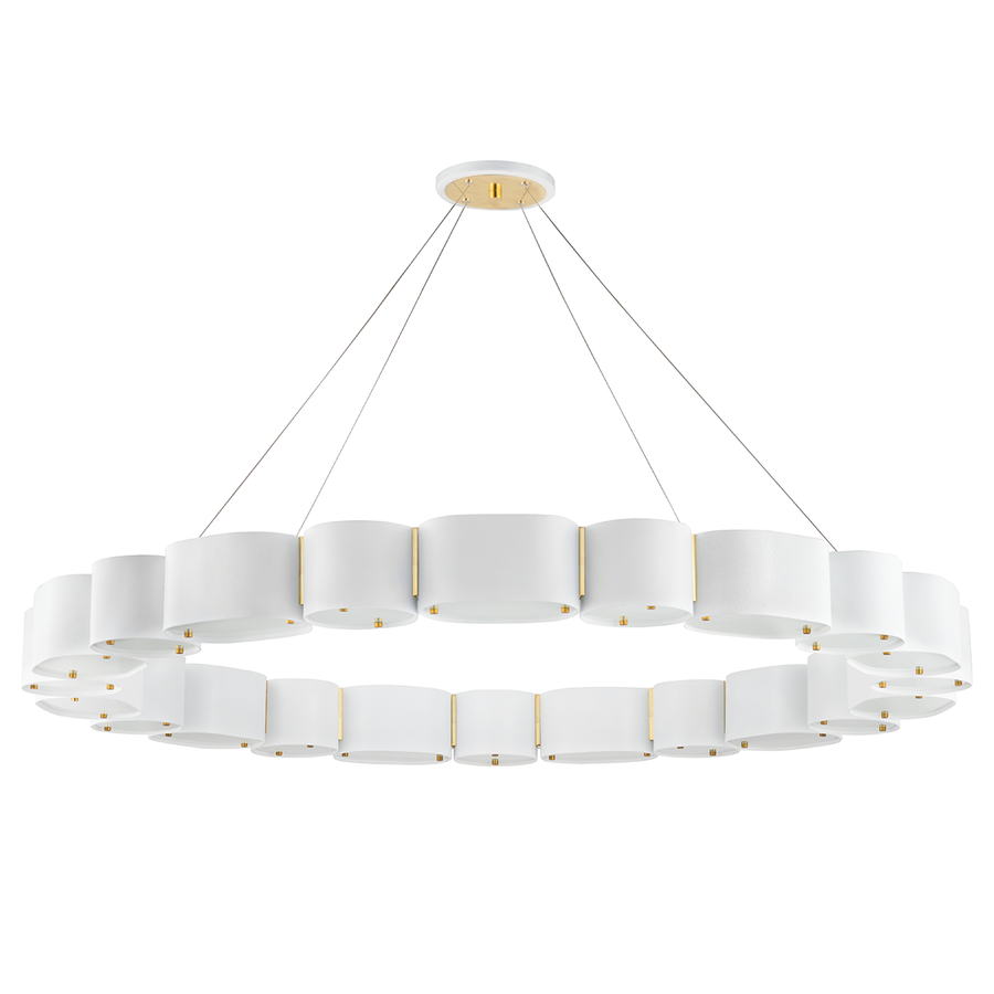 Corbett Lighting Opal Chandelier — 393-50-SWH/VB