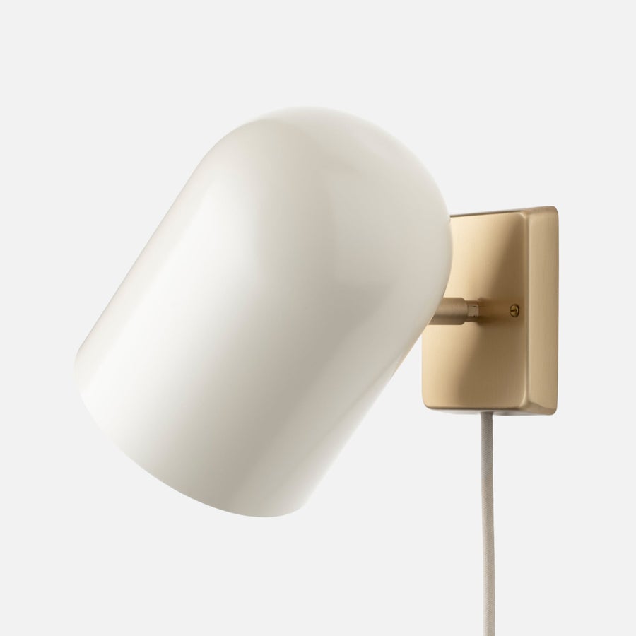 Schoolhouse Allegheny Plug-in Sconce — SH142102-SWT-ST/NB