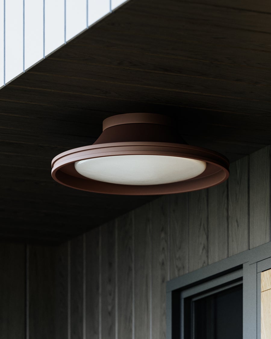 Troy Lighting Cannes Exterior Flush Mount — C3115-BRZ