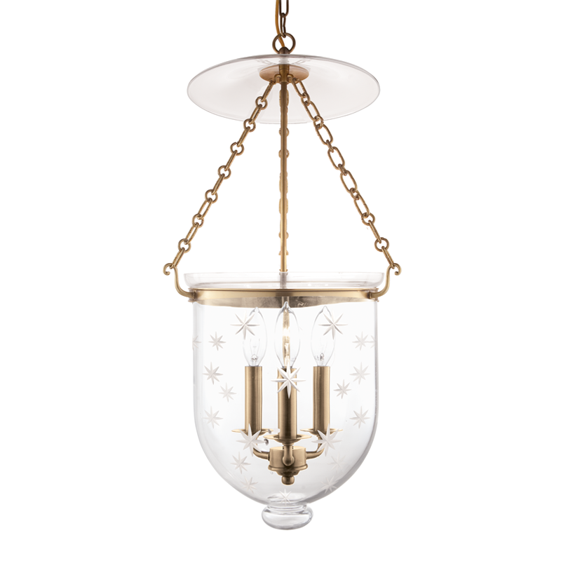 Hudson Valley Lighting Hampton Pendant — 254-AGB-C3