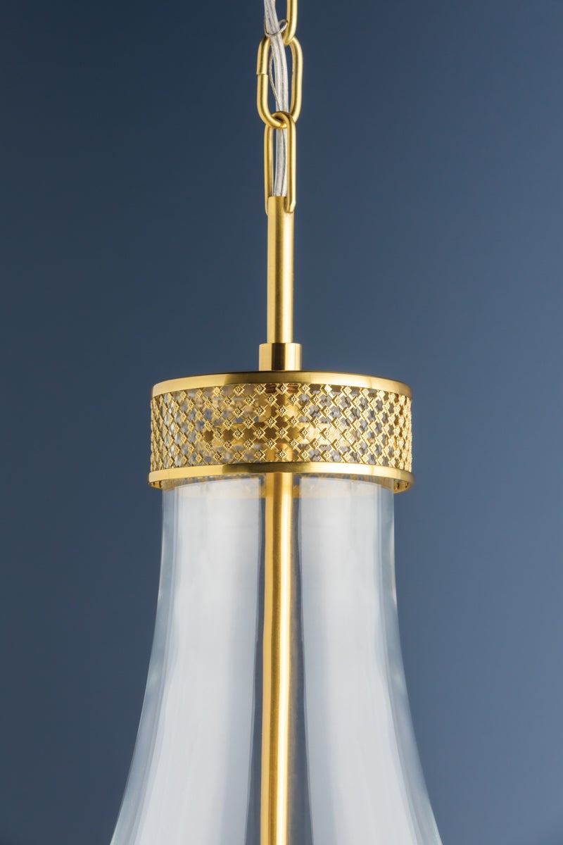Hudson Valley Lighting Hagen Pendant — Aged Brass