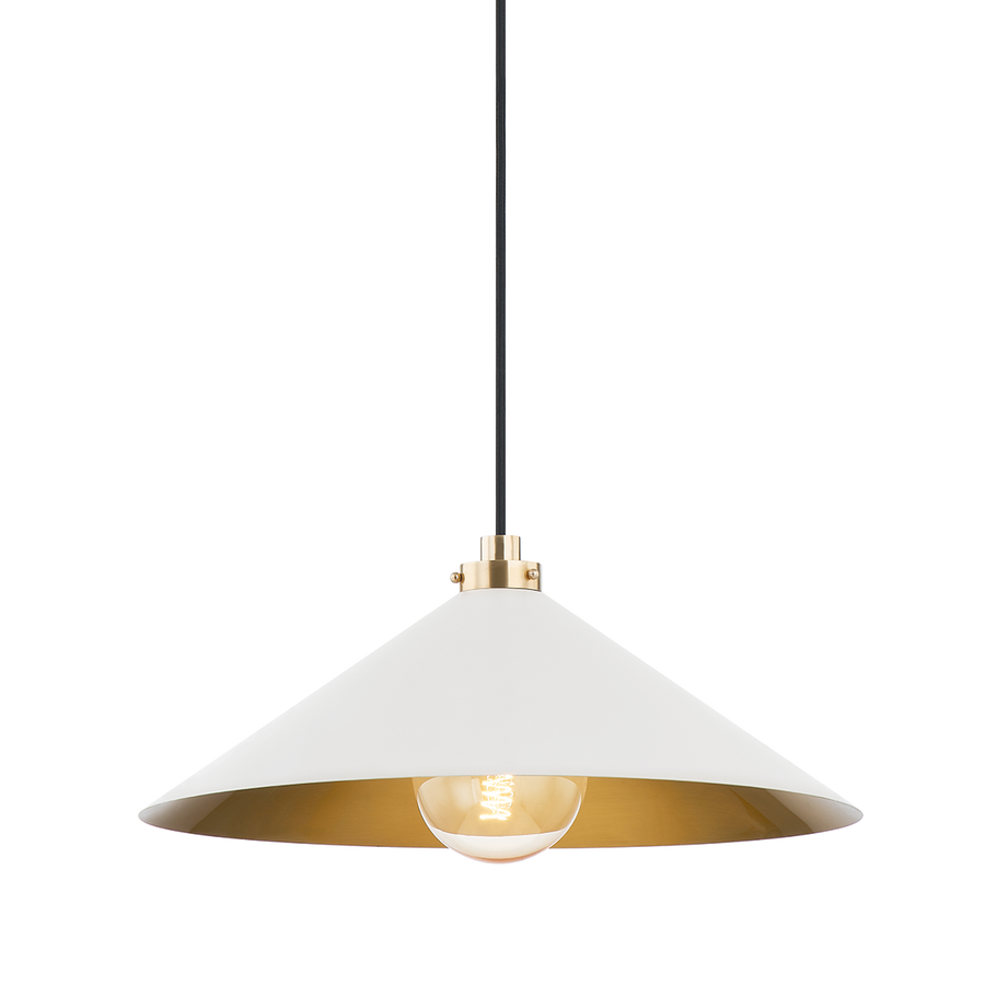 Hudson Valley Lighting CLIVEDON Pendant — MDS1402-AGB/OW