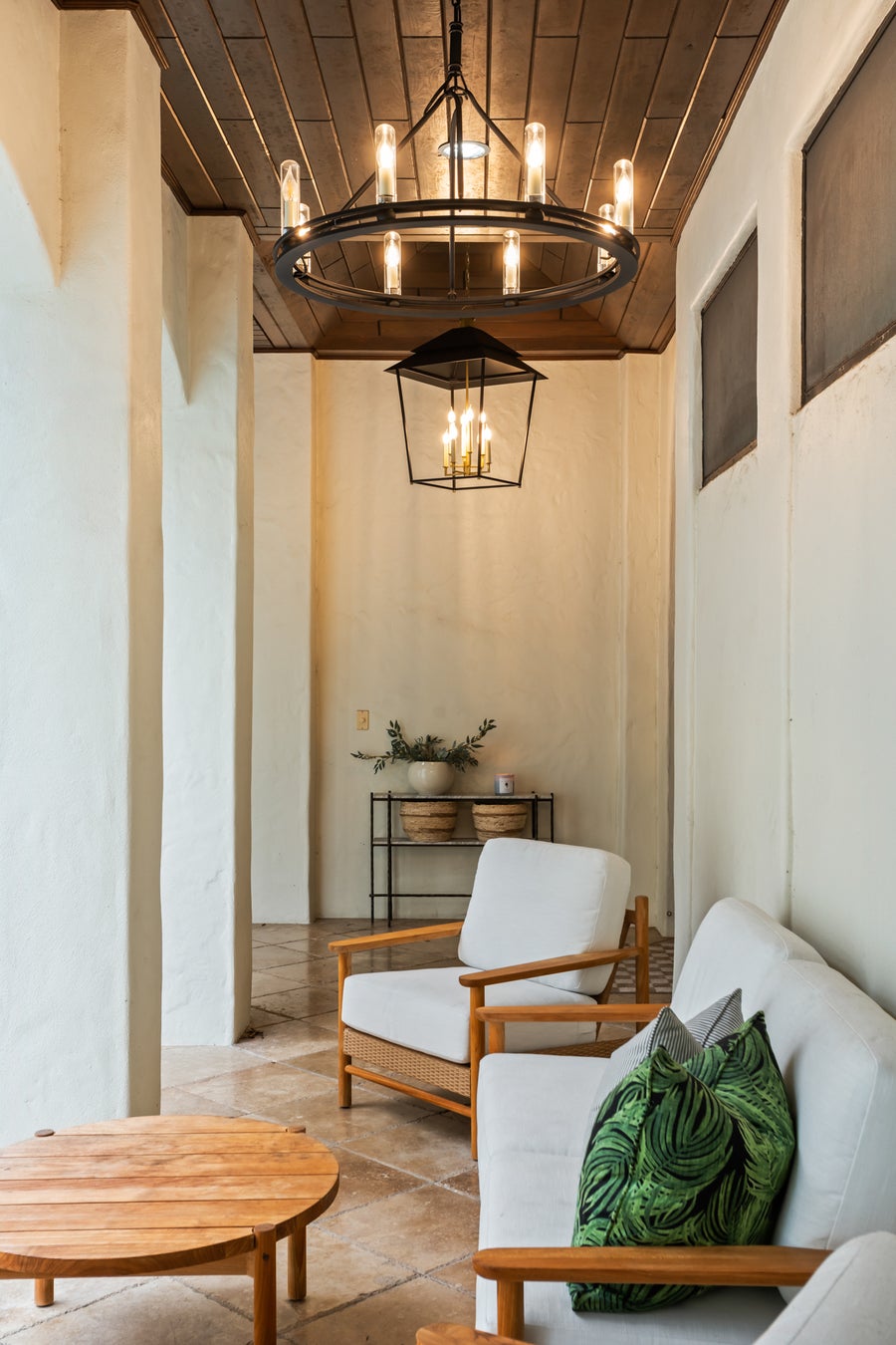 Troy Lighting Sutton Exterior Chandelier — F6233-TBK