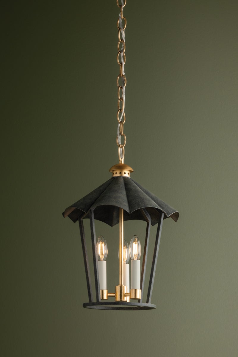Troy Lighting WILDOMAR Lantern — F3714-VGL/FRN