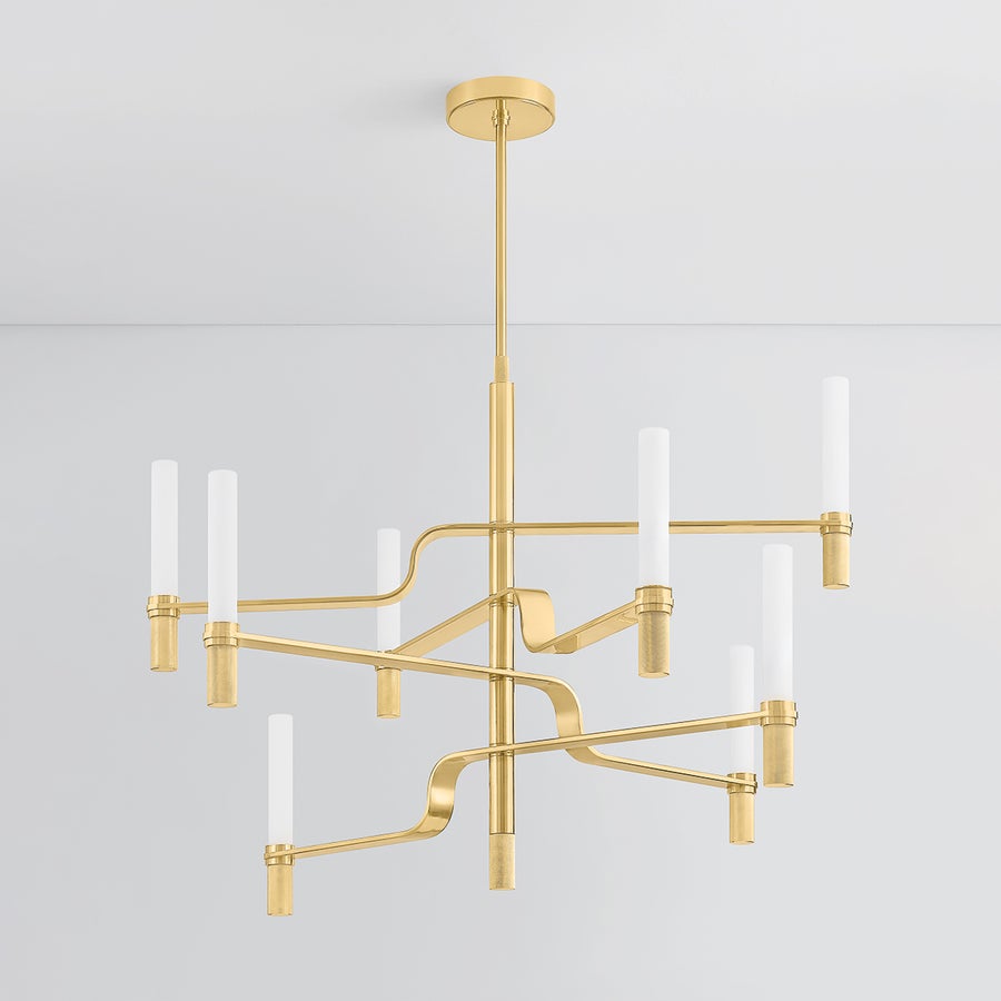 Hudson Valley Lighting ALLENTOWN Chandelier — Aged Brass