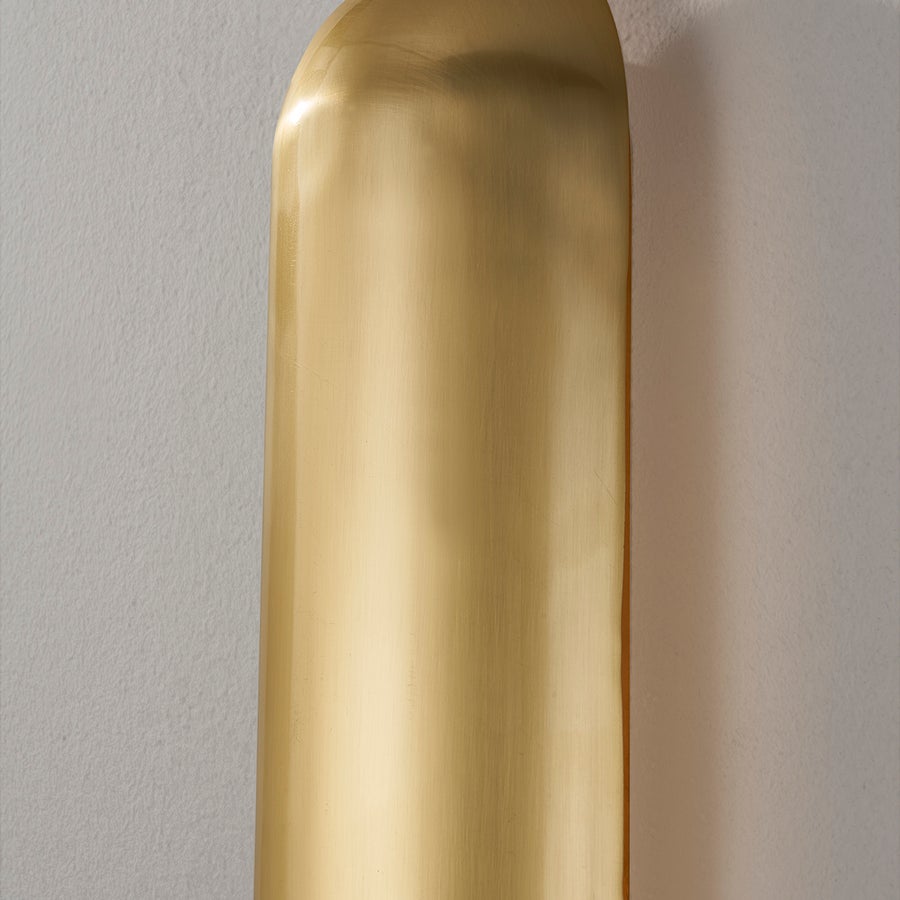 Hudson Valley Lighting Wheeler Wall Sconce — Aged Brass