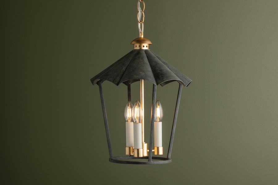 Troy Lighting WILDOMAR Lantern — F3714-VGL/FRN