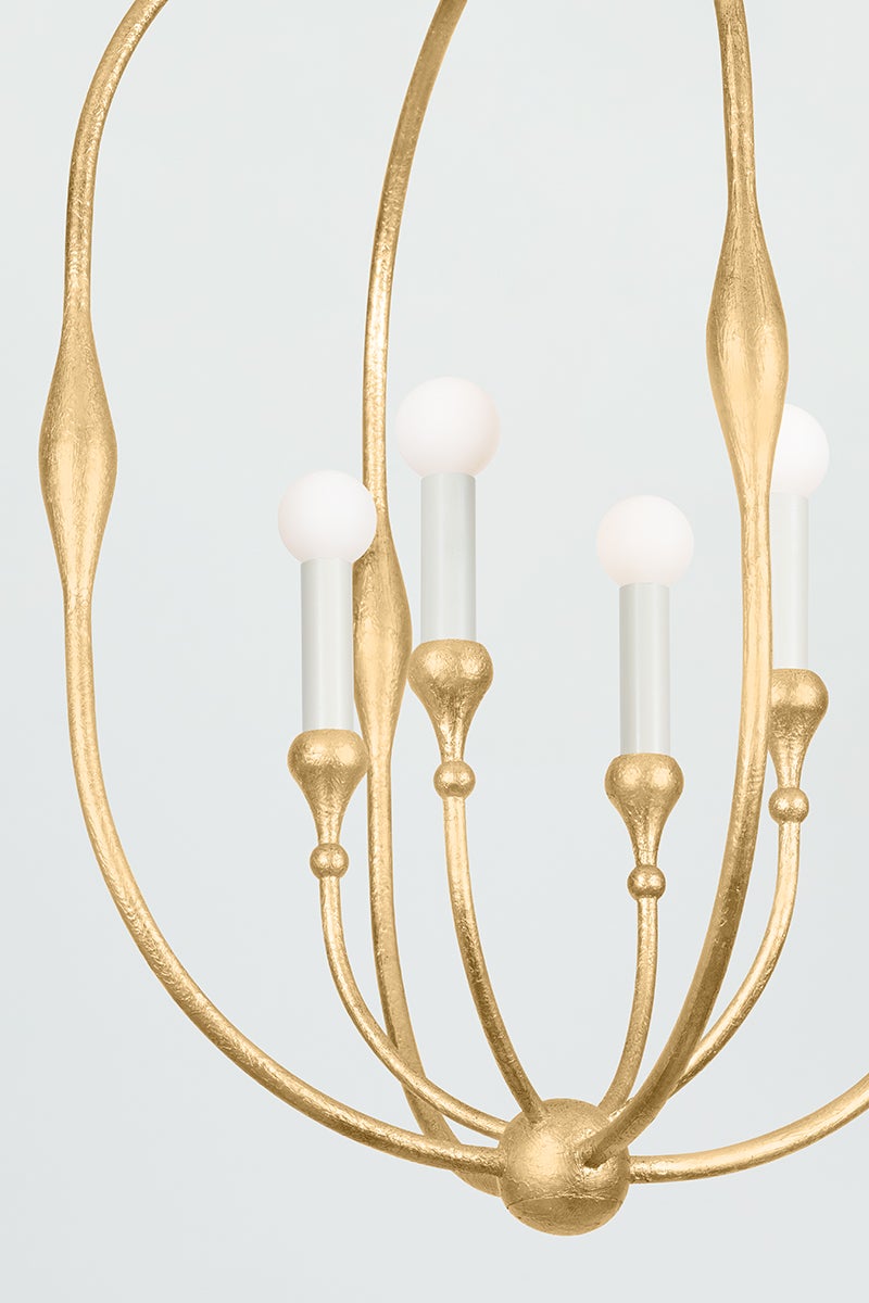 Hudson Valley Lighting BALTIC Pendant — Vintage Gold Leaf
