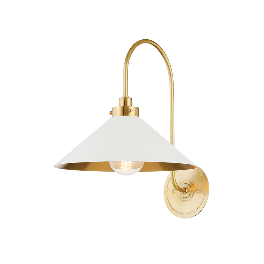 Hudson Valley Lighting CLIVEDON Wall Sconce — MDS1400-AGB/OW