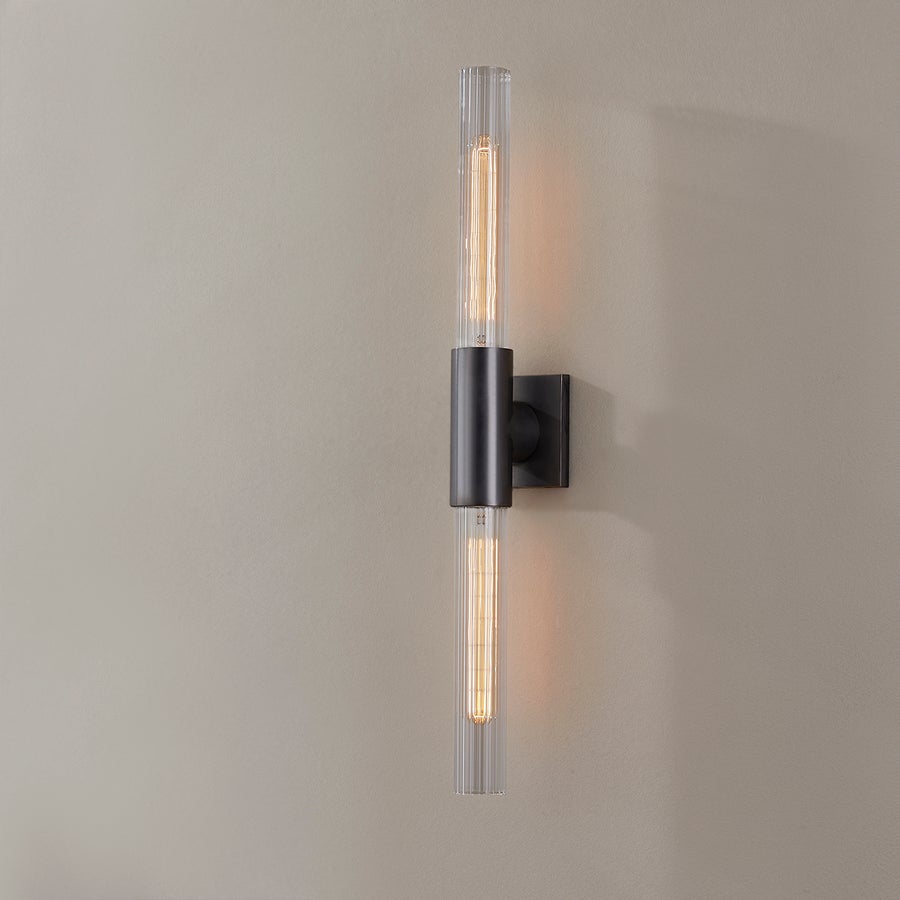 Hudson Valley Lighting Asher Wall Sconce — Old Bronze