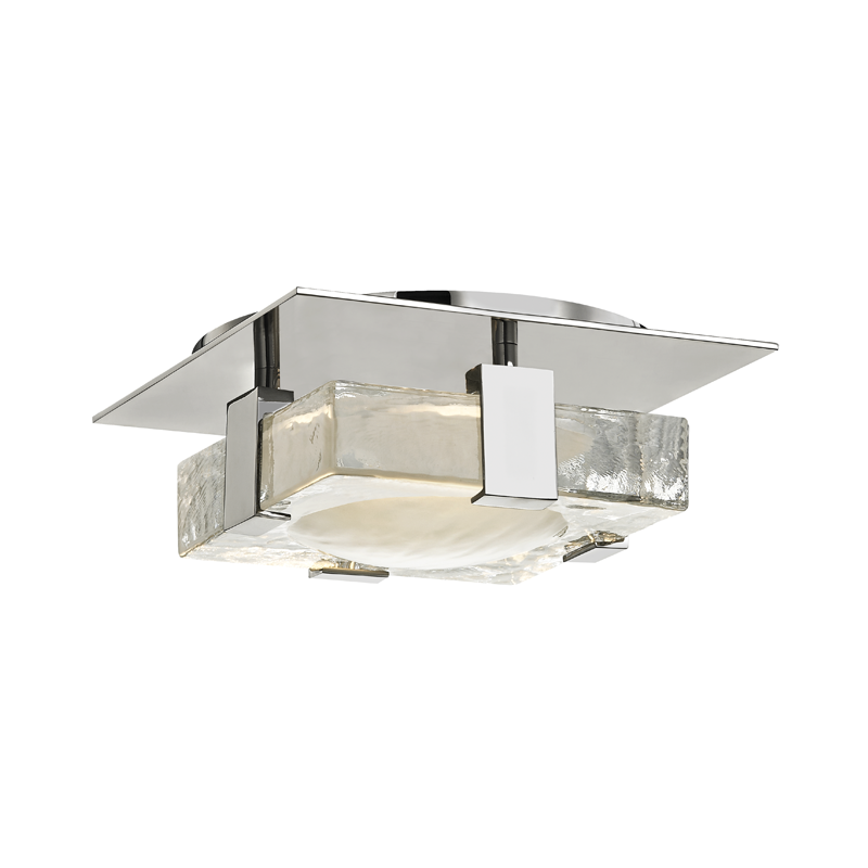 Hudson Valley Lighting Bourne Semi-Flush — Polished Nickel