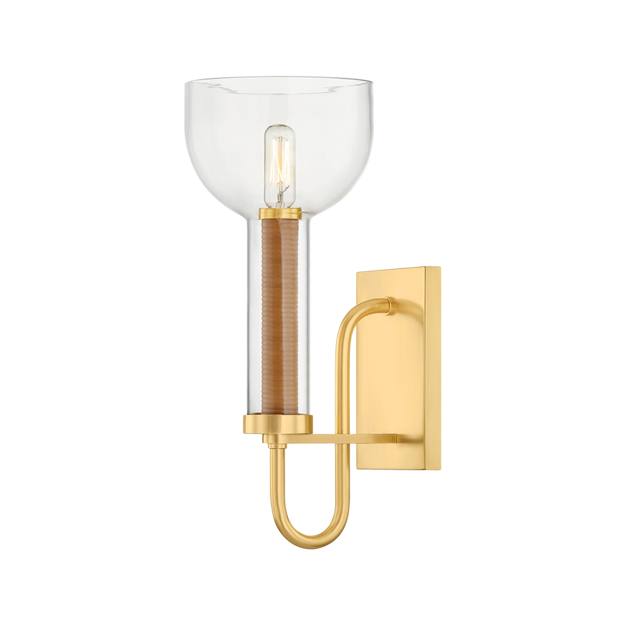 Hudson Valley Lighting NARROWSBURG Wall Sconce — Aged Brass