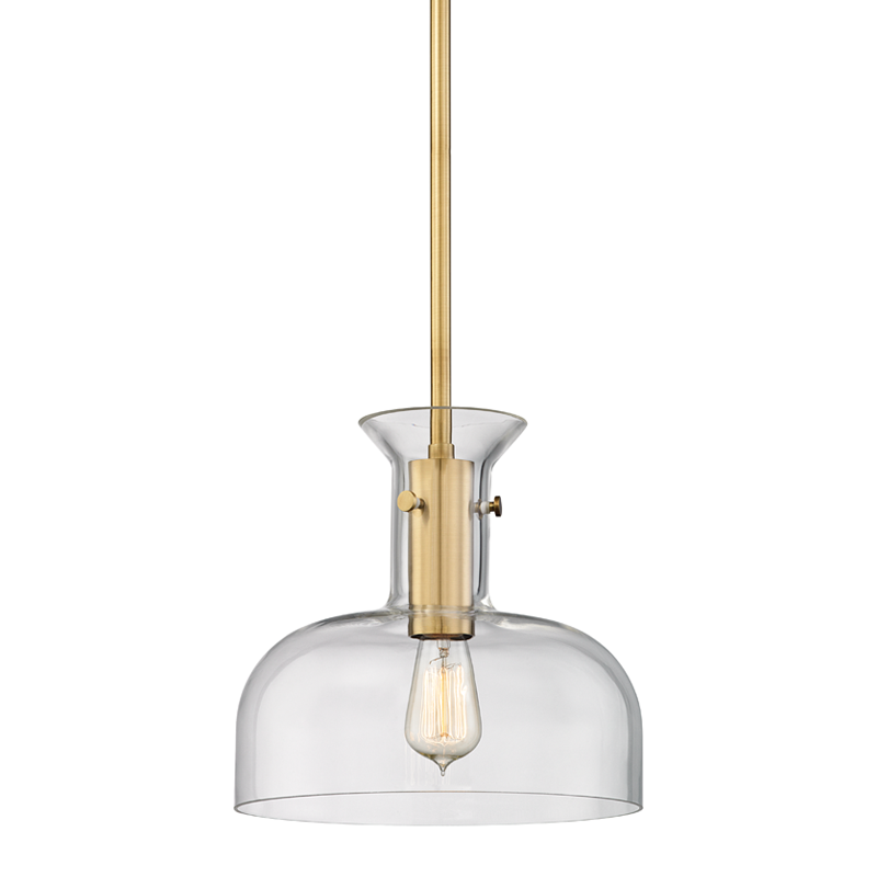 Hudson Valley Lighting Coffey Pendant — Aged Brass