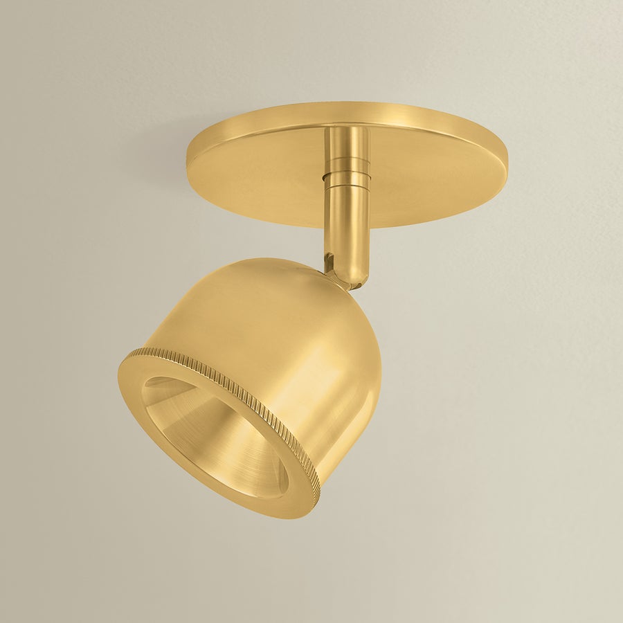 Hudson Valley Lighting Tuthill Flush Mount — Aged Brass