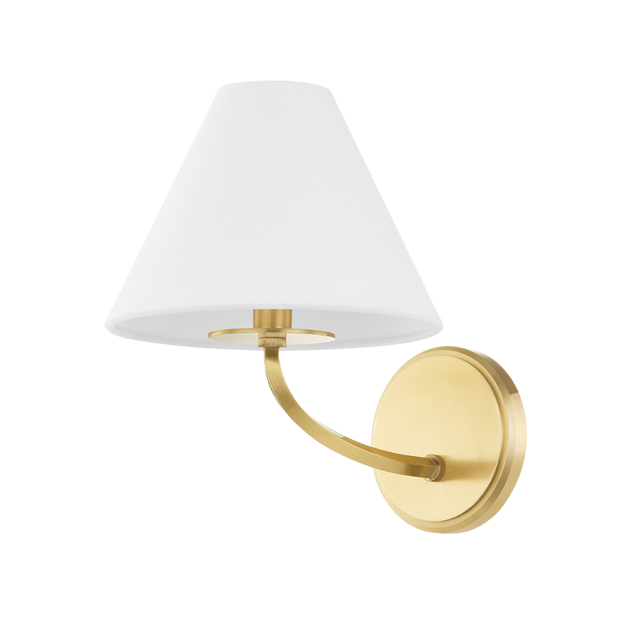 Hudson Valley Lighting Stacey Wall Sconce — Aged Brass