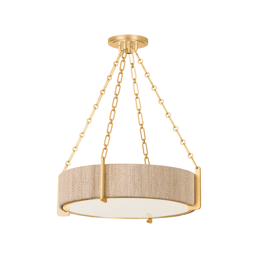 Hudson Valley Lighting QUEBEC Chandelier — Gold Leaf