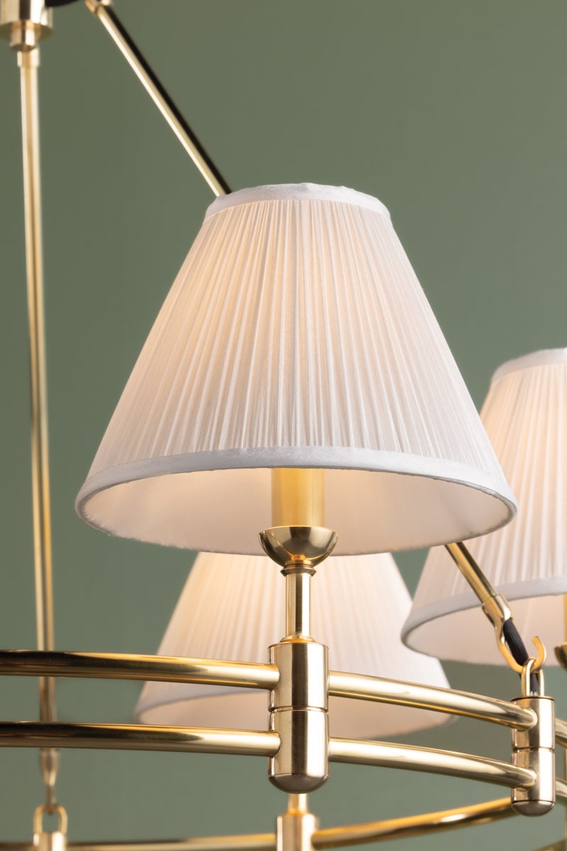 Hudson Valley Lighting Howard Chandelier — Aged Brass