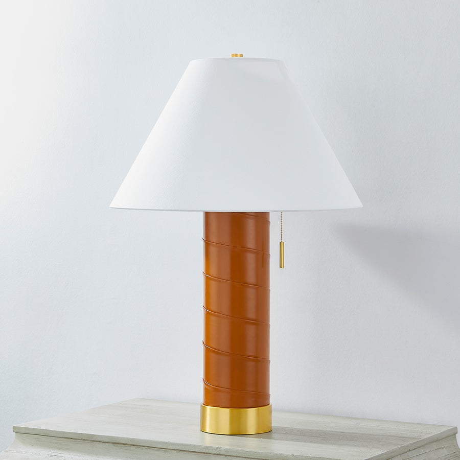 Hudson Valley Lighting NORWALK Table Lamp — Aged Brass