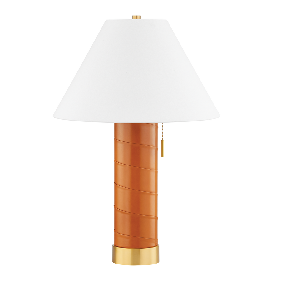 Hudson Valley Lighting NORWALK Table Lamp — Aged Brass