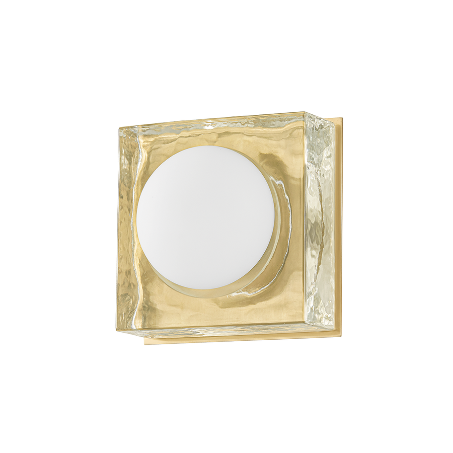 Hudson Valley Lighting Mackay Wall Sconce — Aged Brass