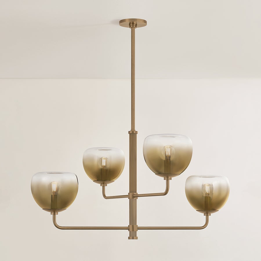 Troy Lighting AUGUST CHANDELIER — F3734-PBR