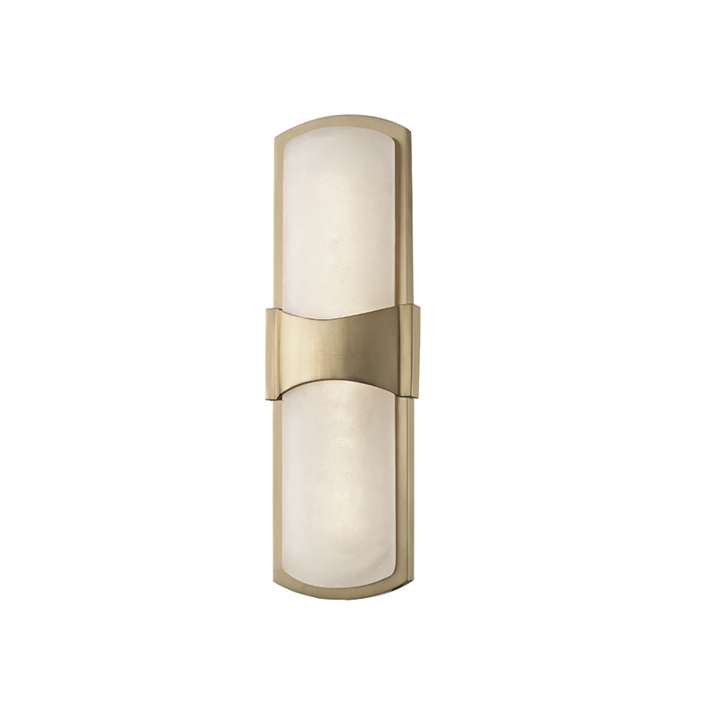 Hudson Valley Lighting Valencia Wall Sconce — Aged Brass
