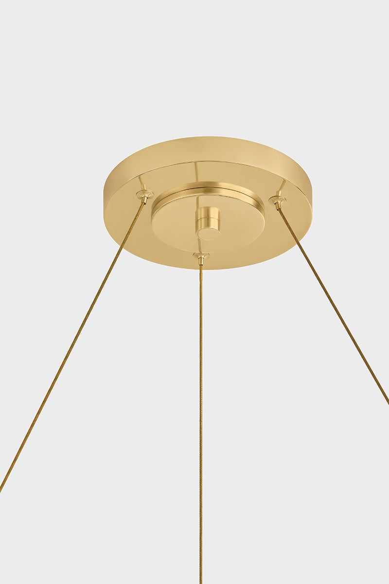 Hudson Valley Lighting Pacama Chandelier — Aged Brass