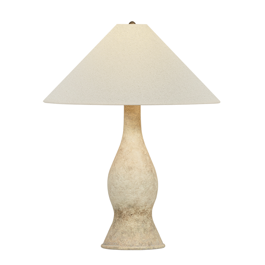 Troy Lighting Yuba Table Lamp — PTL1828-PBR/CNV