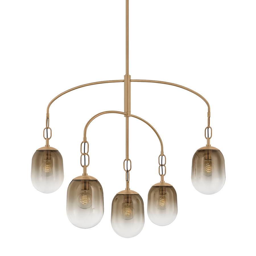 Troy Lighting HARVEY CHANDELIER — F2542-PBR