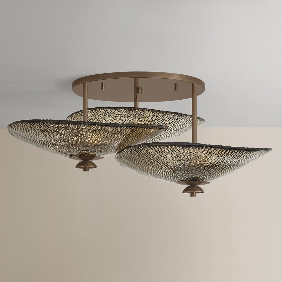 Corbett Lighting Alba Semi Flush — 559-36-OWB