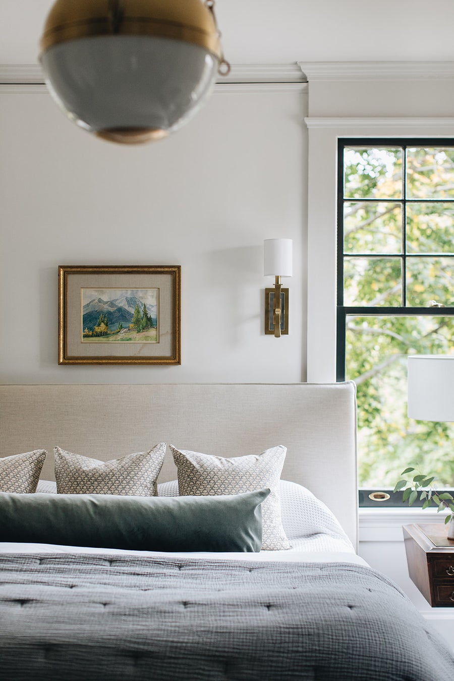 Hudson Valley Lighting Sphere No.2 Pendant — Aged Brass