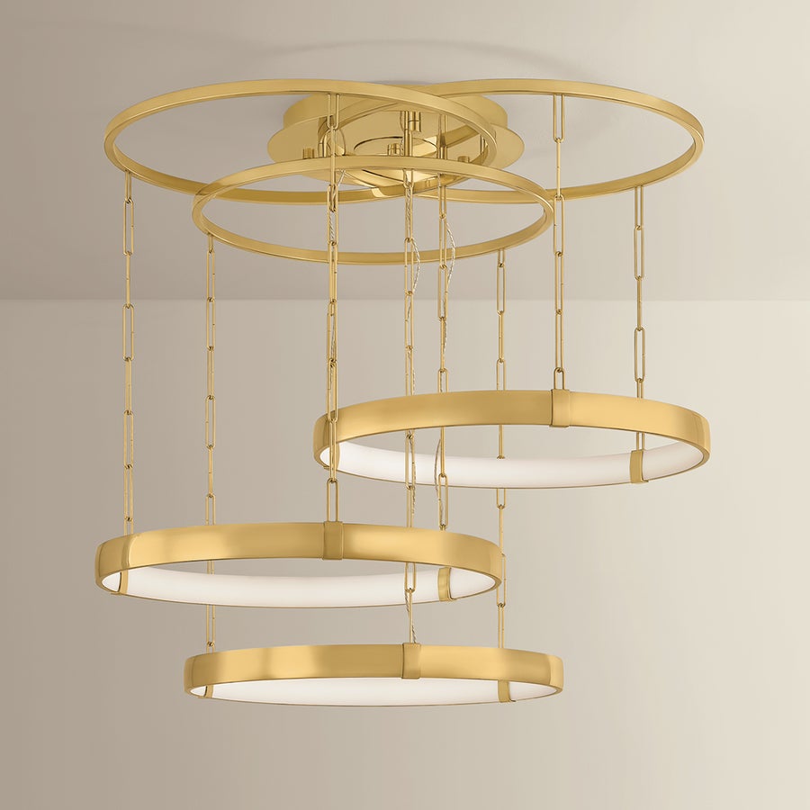 Corbett Lighting Chiasso Chandelier — 537-38-VPB