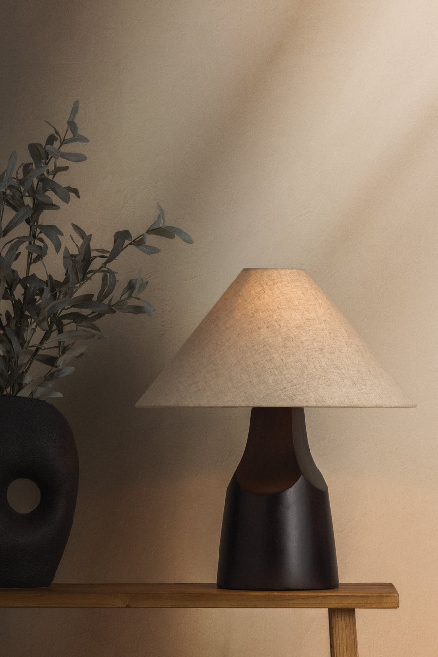 Troy Lighting Hewn Table Lamp — PTL1320-PBR
