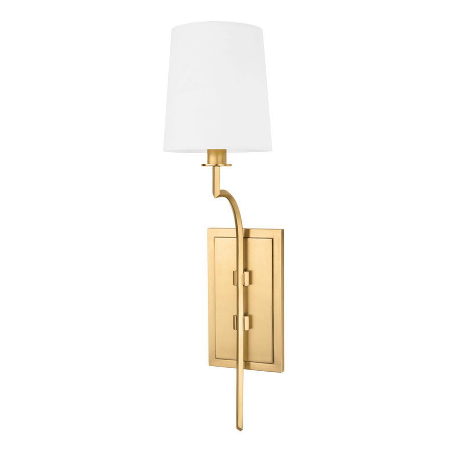 Hudson Valley Lighting Glenford Wall Sconce — Aged Brass