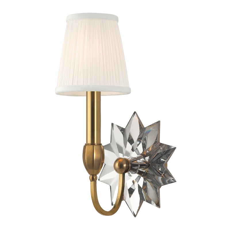 Hudson Valley Lighting Barton Wall Sconce — Aged Brass