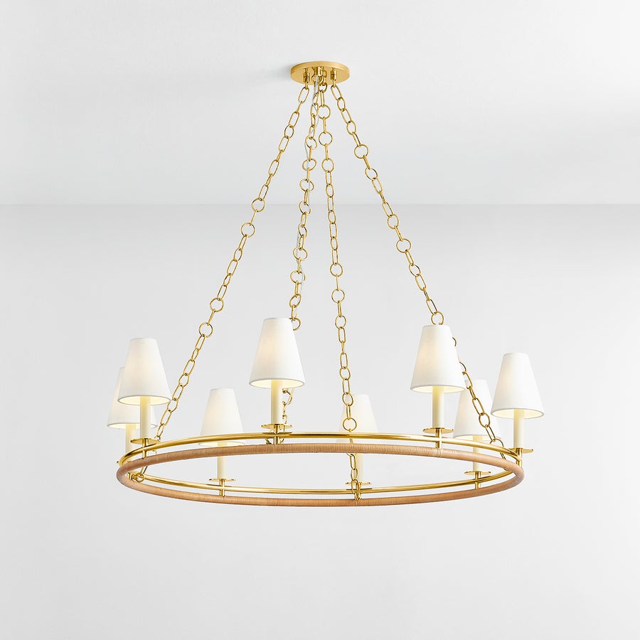 Hudson Valley Lighting SWANTON CHANDELIER — Aged Brass