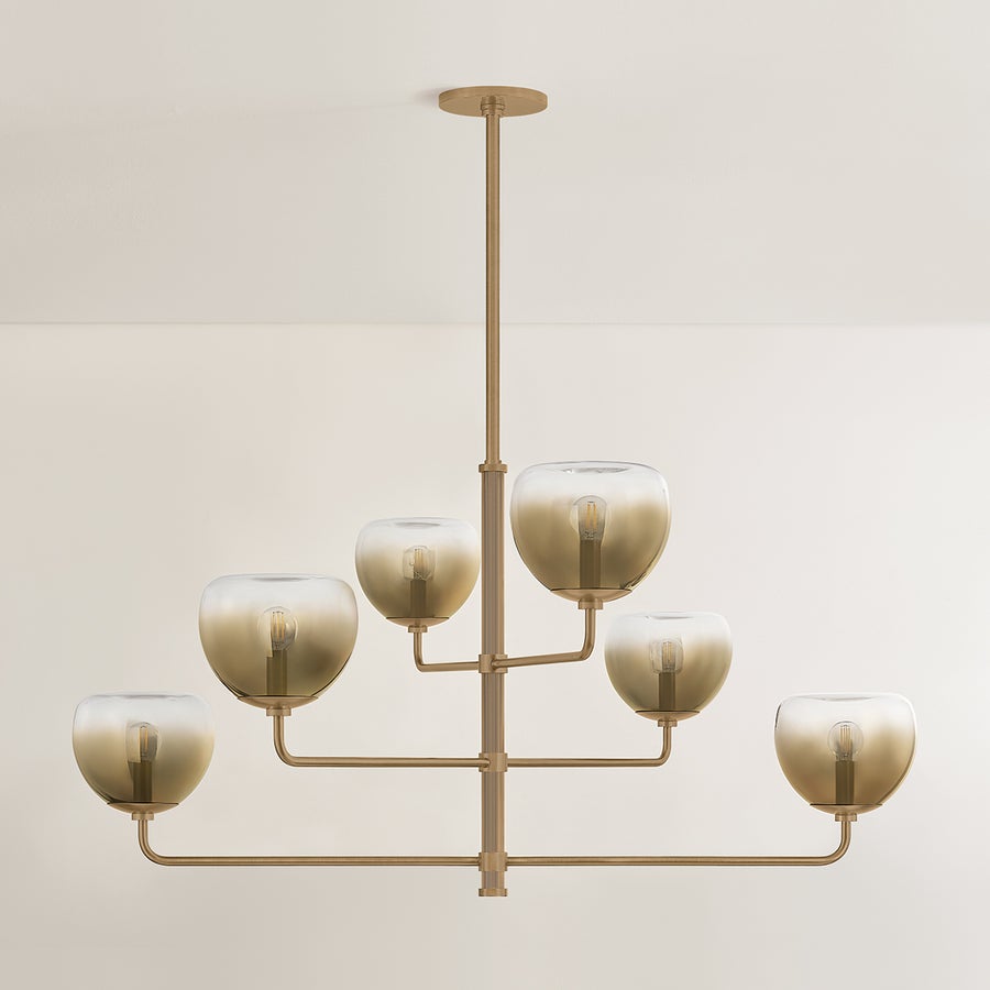 Troy Lighting AUGUST CHANDELIER — F3745-PBR