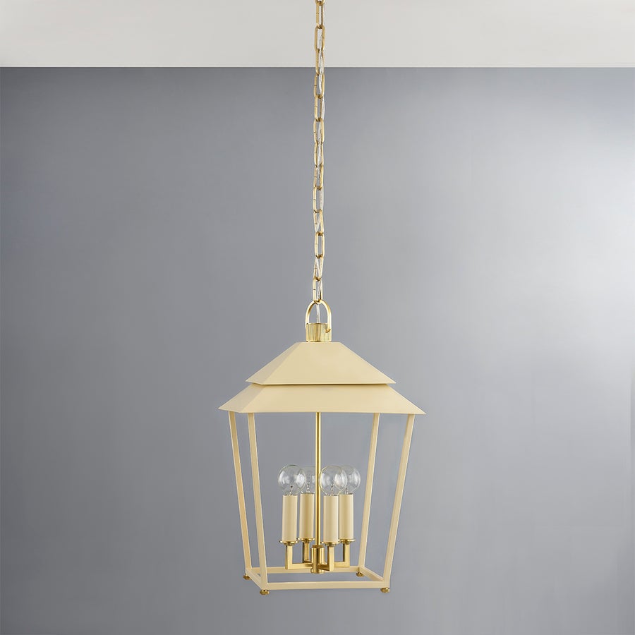 Hudson Valley Lighting Natick Lantern — 5119-AGB/SSD